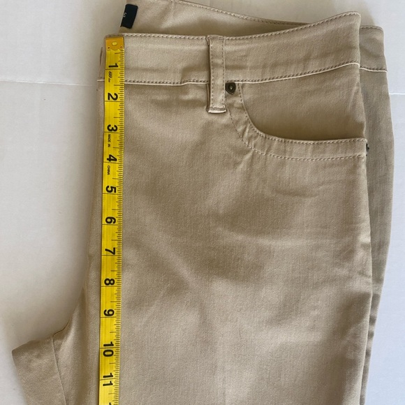 Larry Levine Classic Fit Stretch Pants Size 14 Khaki Color NWOT Comfort Casual - Picture 7 of 11